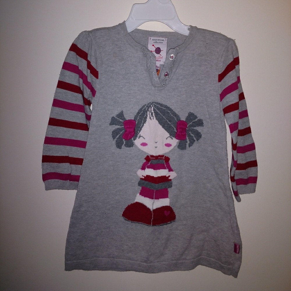 Mayoral Gray Sweater Dress
